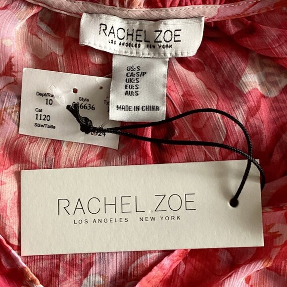 Rachel Zoe Chiffon Top - Size S - NWT - Picture 6 of 7